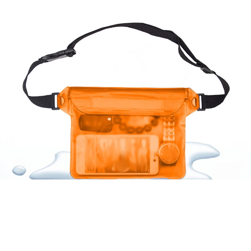High Waterproof Sealing Swimming Bag Large Size Transparent Underwater Dry Protection Bag for Iphone Mobile Phone Pouch