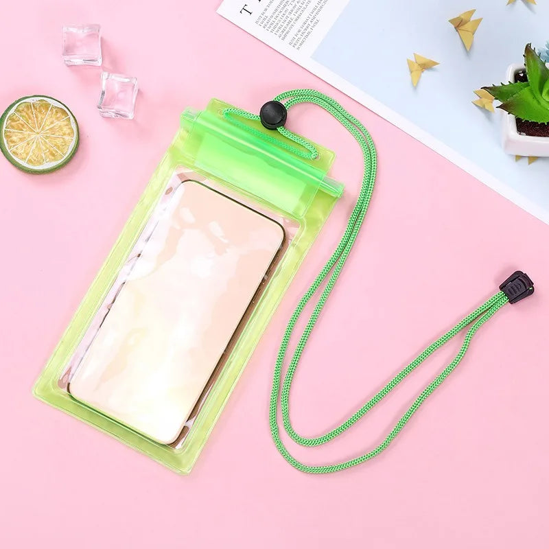 High Waterproof Sealing Swimming Bag Large Size Transparent Underwater Dry Protection Bag for Iphone Mobile Phone Pouch