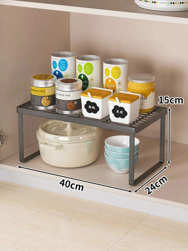 Kitchen Countertop Storage Ra Multi-Layer Cabinet Organizer Spice Storage elf Tabletop Arrangement Utili Tool