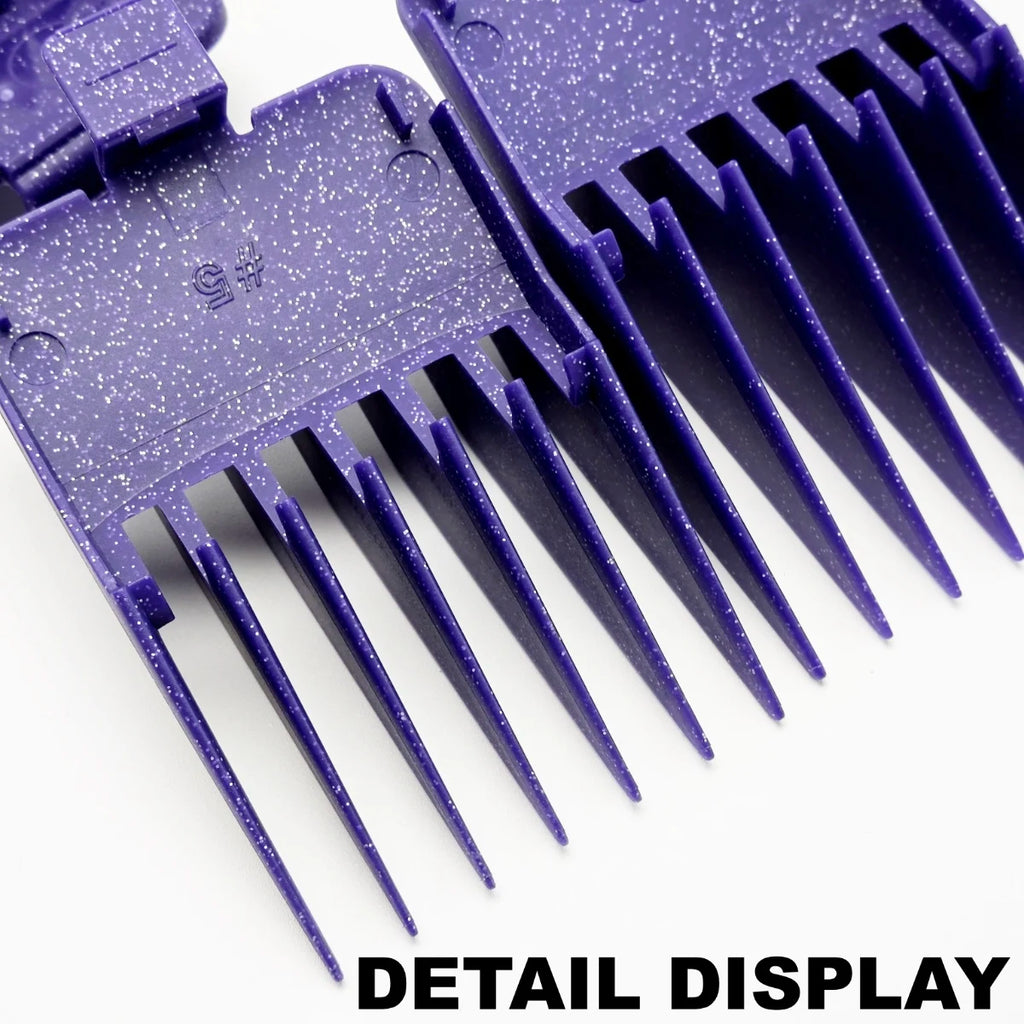 Professional electric hair clipper comb 10PC Purple Limit Comb Suitable for M10, R77F, 2020C, KULILANG, WMARK, BRCILIP Barbers
