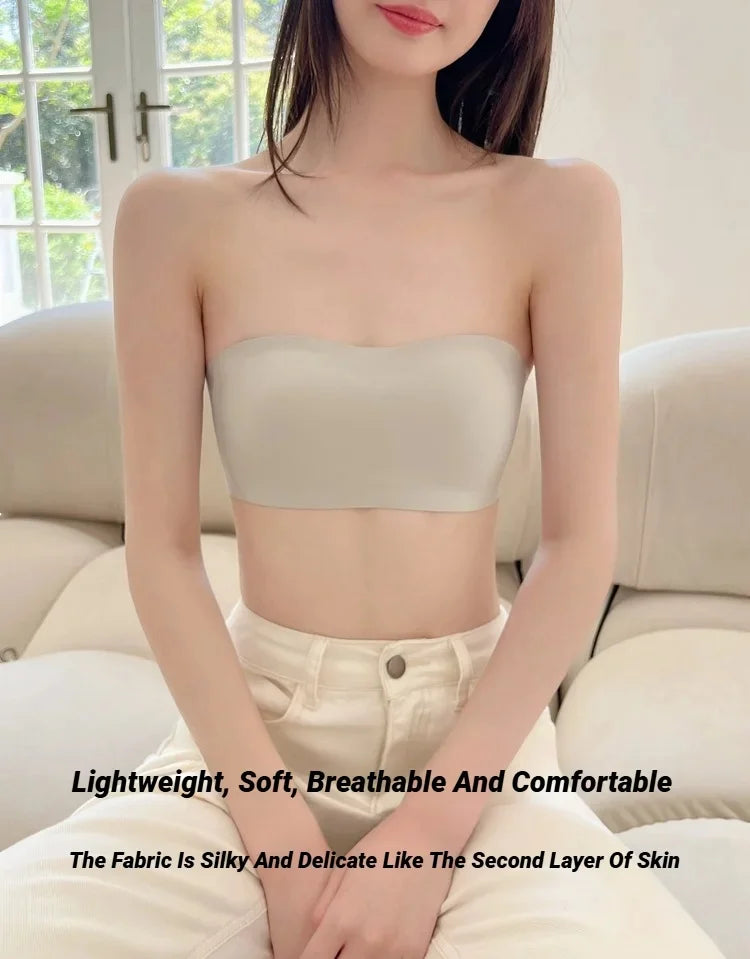 Bras For Women Non-Wire Bra Invisible Cup Padded Brassiere Seamless Underwear Female Sexy Lingerie Women'S Without Straps