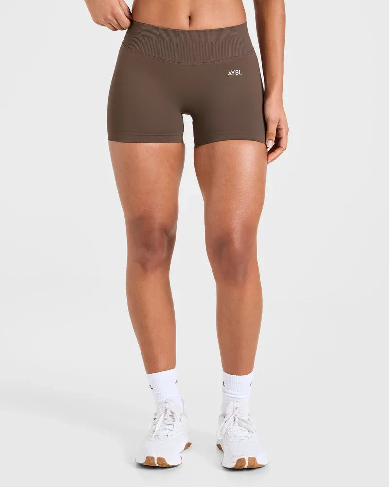 Fashion Shorts Low Waist Seamless Yoga Shorts Scrunch Bum Gym Shorts Women Workout Biker Stretch Fitness Shorts