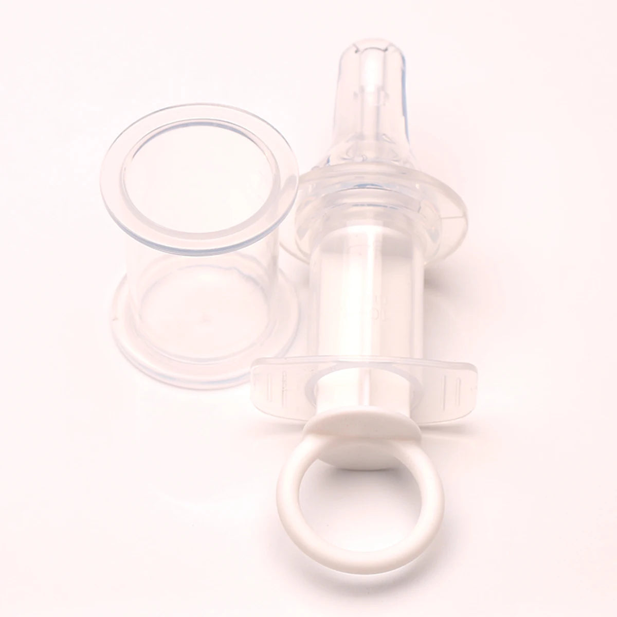 Baby Medicine Dispenser Dropper with Pacifier Tip, Soft Silicone Needle Feeder for Infant Liquid Medicine and Vitamins