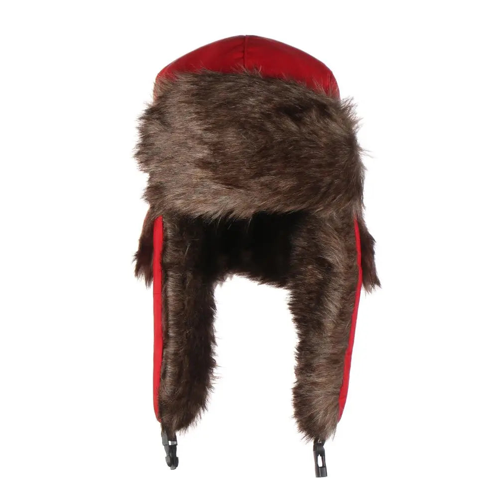 Men Women Trapper Bomber Hats Russian Ushanka Warm Winter Fur Earflap Ski Hat