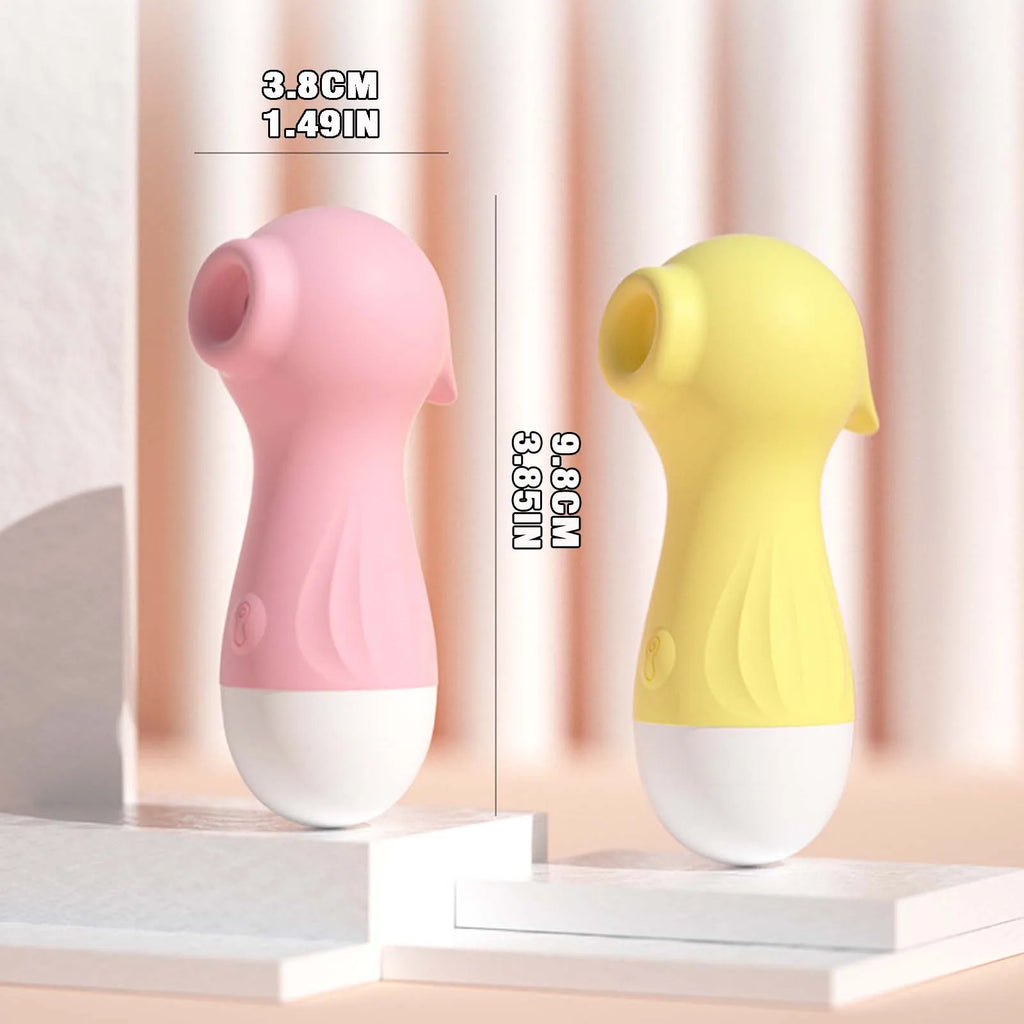 Convenient sucking device Vibrator USB Rechargeable 10 Frequency Modes Waterproof Design Discreet Low Noise Adult Toy for Women