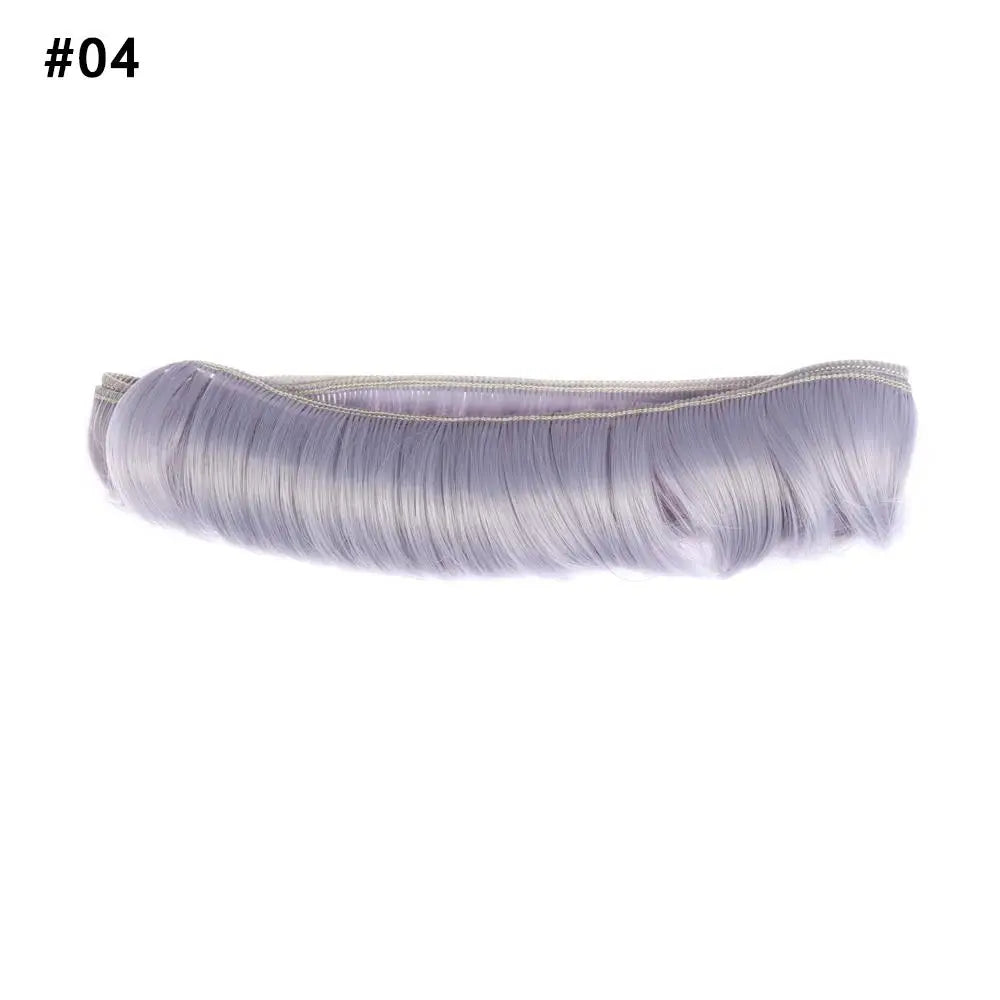 5CM Wigs 1/6 1/4 1/3 Mini Tresses Short Curly Wigs Toy Toupee Doll Fringe Hair Wigs Dolls Accessories Kids Gifts Accessories