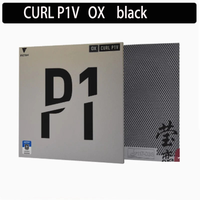 VICTAS CURL P1V table tennis rubber OX no sponge table tennis racket long pimple attack OFFENSIVE ping pong rubber