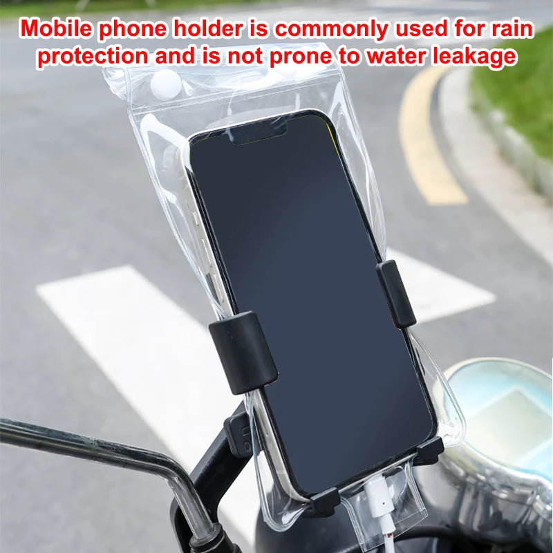 5PCS Waterproof Phone Cover Clear Case for Rider Motocycle Ridding Rainproof Phone Pouch Dry Bag Touchable Screen for Charge