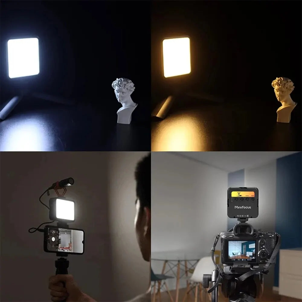 LED Photo Studio Light for Tik tok Youbute Game Live Video Fill Lighting Portable Camera Video Recording Photography Panel Lamp