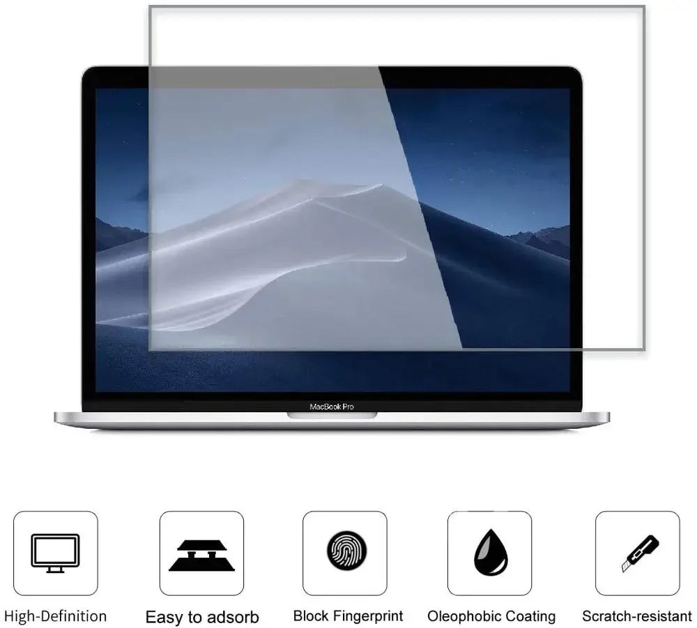 Matte Screen Protector for 2023 MacBook Air 15 A2941 13.6 M2 A2681 Pro 13 14 16 M1 chip A2338 Plastic Screen Film Sticker A2337