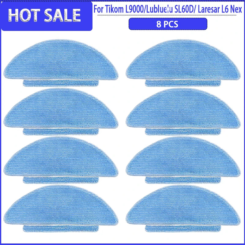 Main Side Brush Hepa Filter Mop For Lubluelu SG60 SL60 SL60D SL61/ Laresar L6 Nex / Tikom L9000 Replacement Spare Parts