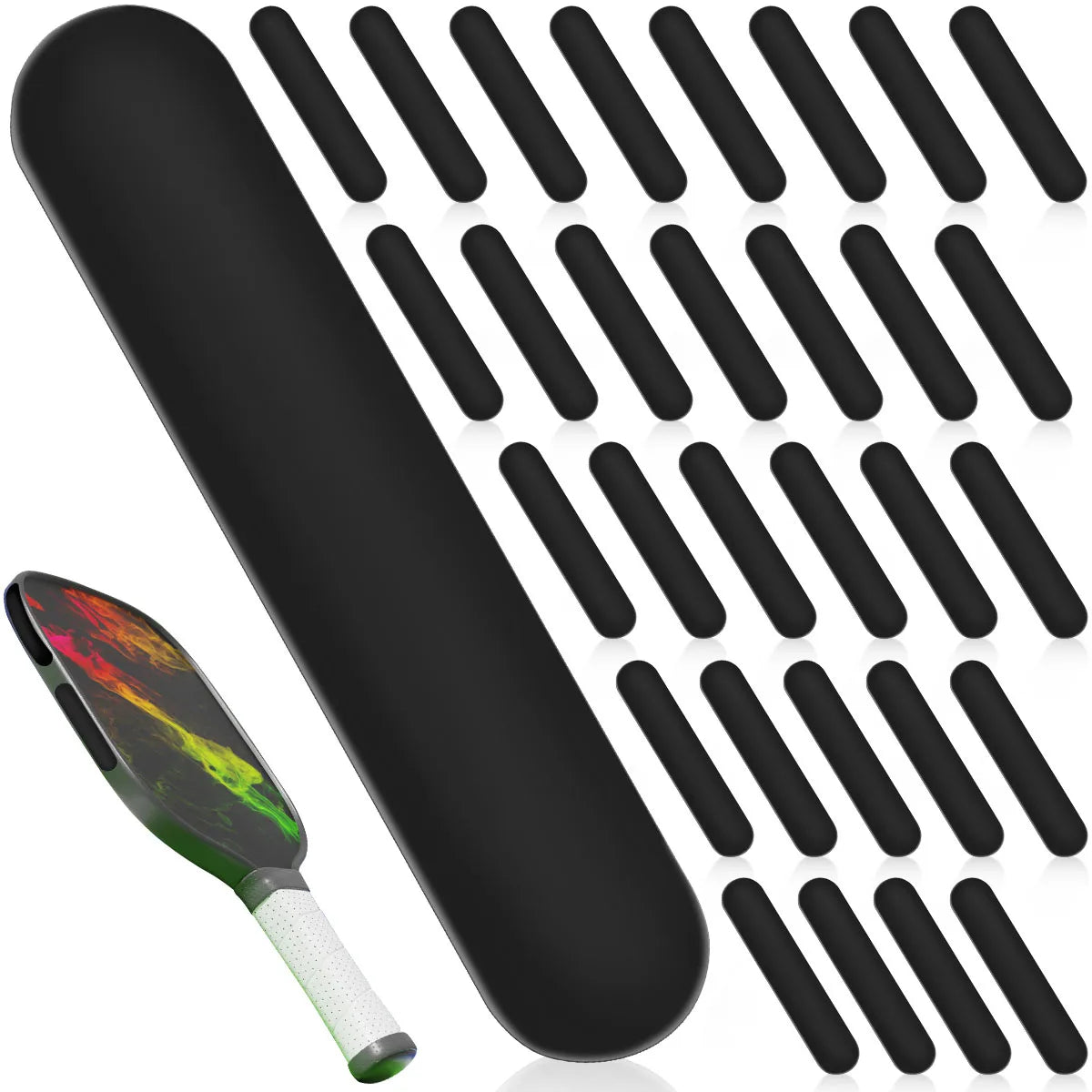 30Pcs Pickleball Weight Tapes Strips Add Swing Weight To Golf Club Tennis Racket Iron Putter Racquets Golf Club Accessaries