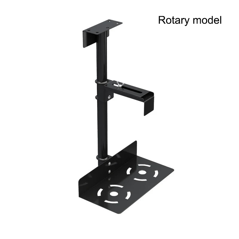 Universal PC Case Holder Under Desk Wall Side CPU Stand Lift Adjustable Computer Mainframe Hanger Host Box Stand Bracket Rack