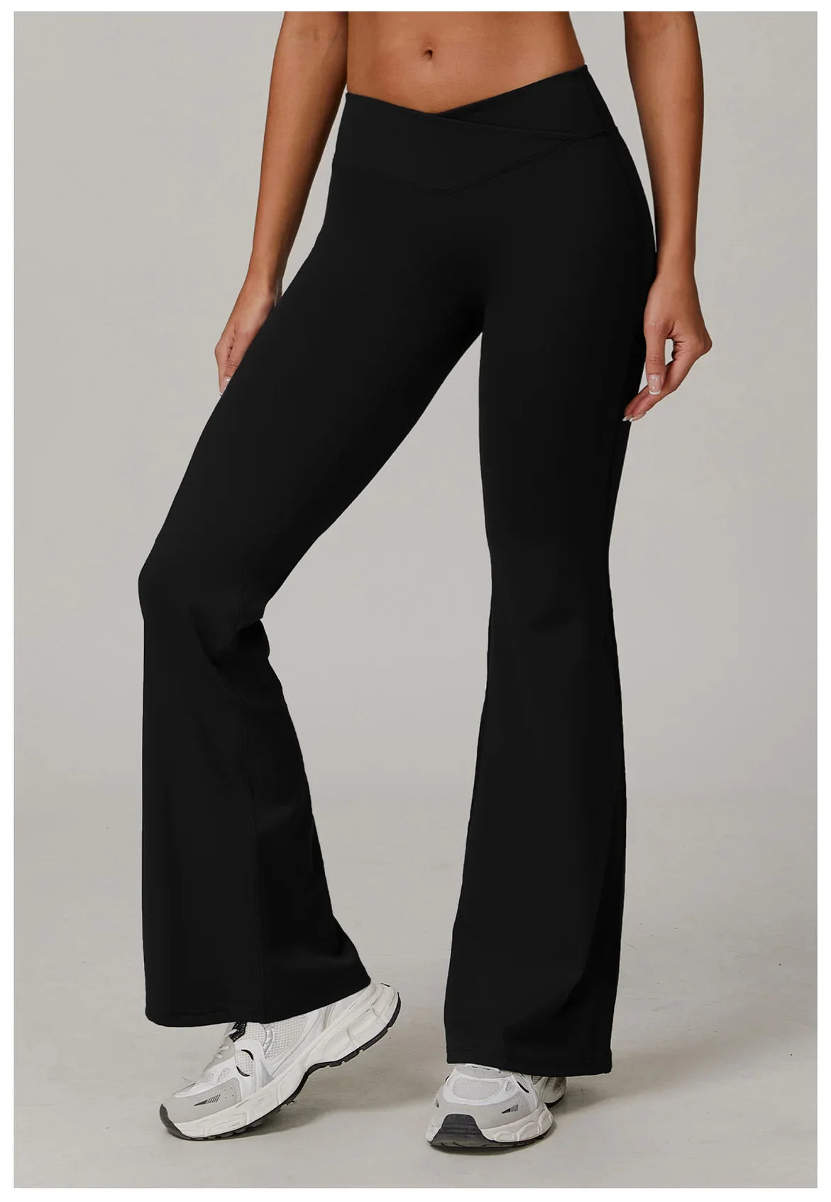 Wide Leg Pants Women Yoga Leggings Women Fitness Leggings Running Pant Sports Leggings High Waist Workout Tight Gym Bell-bottoms