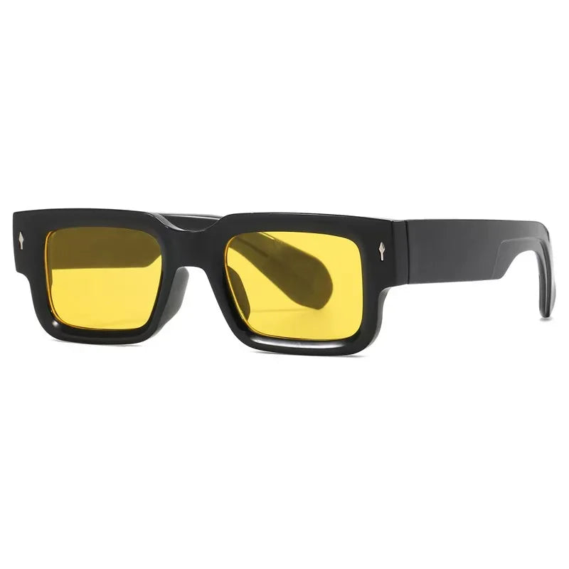 1PC Unisex Retro Square Sunglasses Classic UV Protection Plastic Frame Shades Outdoor Travel Driving Glasses UV400 Eyewear