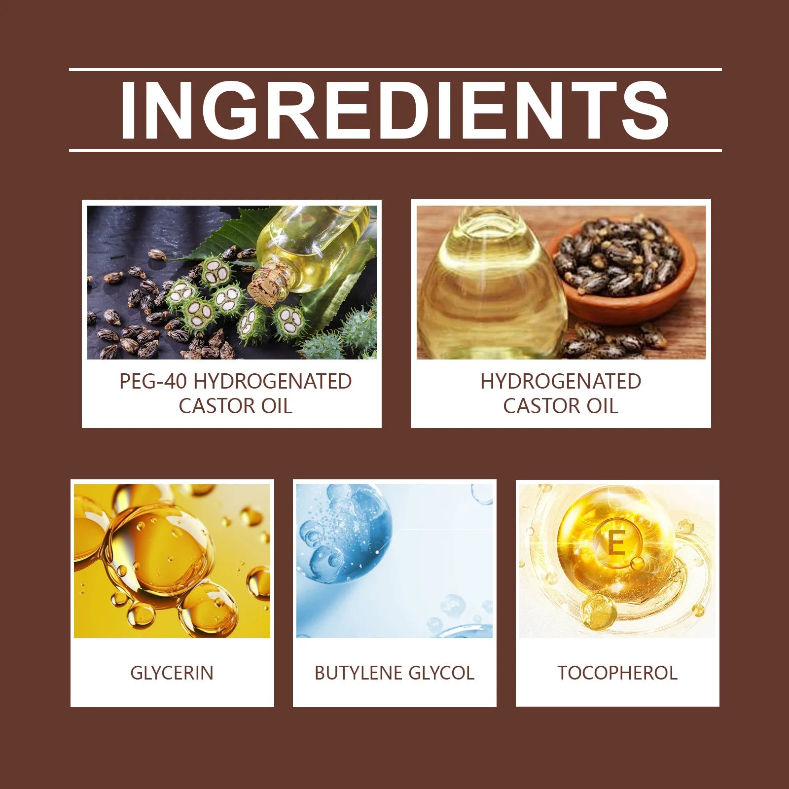100ml Organic Castor Oil,Cold Pressed Unrefined Essential Oil For Hair Care Eyelash & Nail Growth Moisturizes Skin Hair Smoother