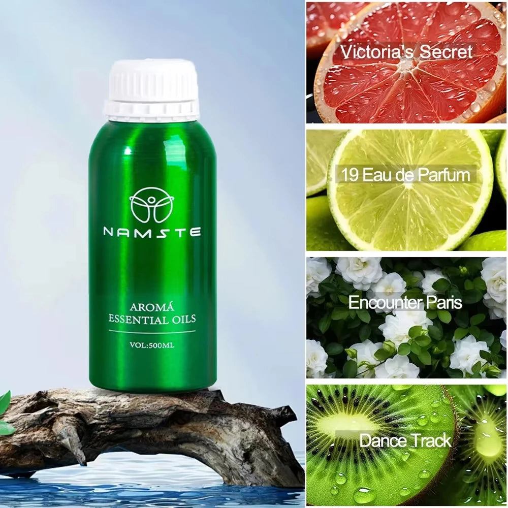 500ML PURE Plant Essential Oil Luxury Hotel Inspired Aromatherapy Scent Diffuser Oil Perfumes For Aroma Diffuser & Humidifier