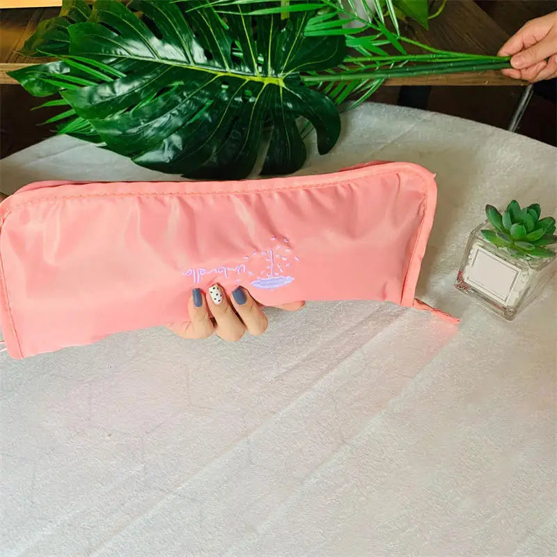 Waterproof Wet Umbrella Bag Foldable Absorbent Pouch for Travel Car Home Camping Rainy Day Dry Storage Organizer