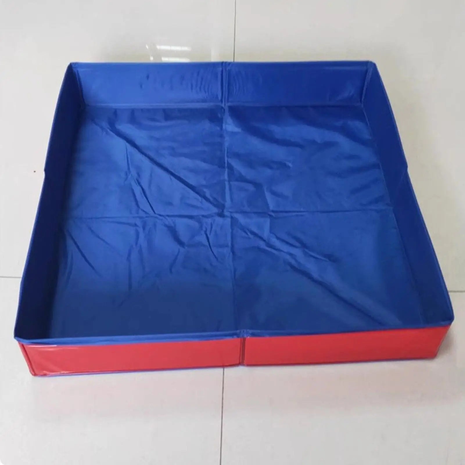 Dog Kiddie Pool PVC Square Shaped Folding Dog Bath Pool Non Inflatable Save Space small pet bathtub For Puppy Cats Pet Supplies