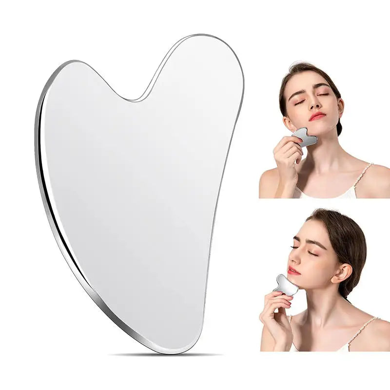 Gua Sha Board Guasha Massage For Face Stainless Steel Body Massager Facial Scraping Plate Guasha Scraper For Neck Back