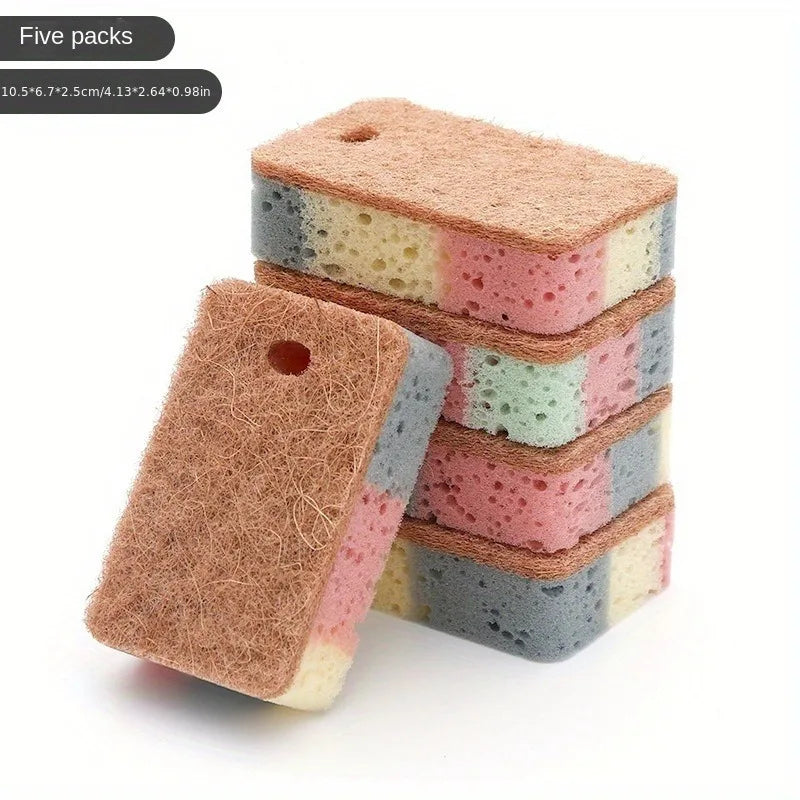 Kitchen Stain Removal Nano Sponge Magic Wipe Hundred Clean Cotton Dishwashing Sponge Wipes Bathroom Cleaning Utensils