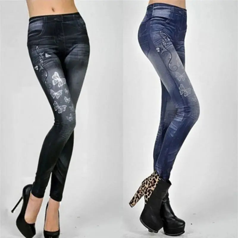 Women's Fashion New Sexy Skinny Leggings Jeans Jeggings Stretchy Pants Denim