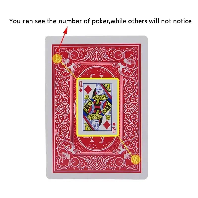 54 Tagged Playing cards Secret Marked Poker Card Marked Stripper Deck Of Cards Magic Board Game Gift Collection As Magic Tools