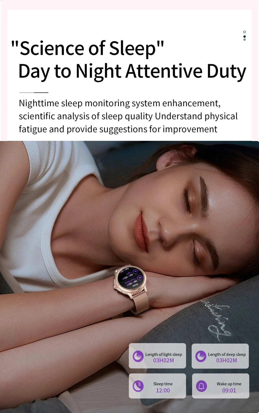 Smart Watch for Women 1.2" Bluetooth Call 100+ Sport Modes Fitness Tracker with Heart Rate/Sleep/SpO2 Monitor IP67 Waterproof