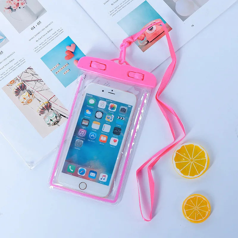 New Universal Waterproof Phone Pouch – 6 Inch Dry Bag Case for Swimming, Diving, Beach & Underwater Protection