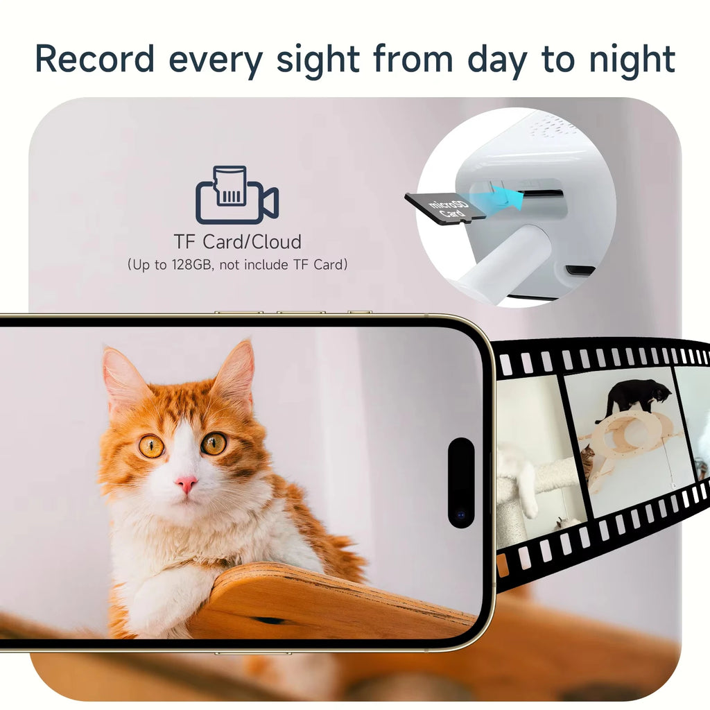 WiFi Camera Safety Monitor Mini 1080P HD Camcorders Indoors Night Version Video Intelligent Camera Security Protection NEW 2026