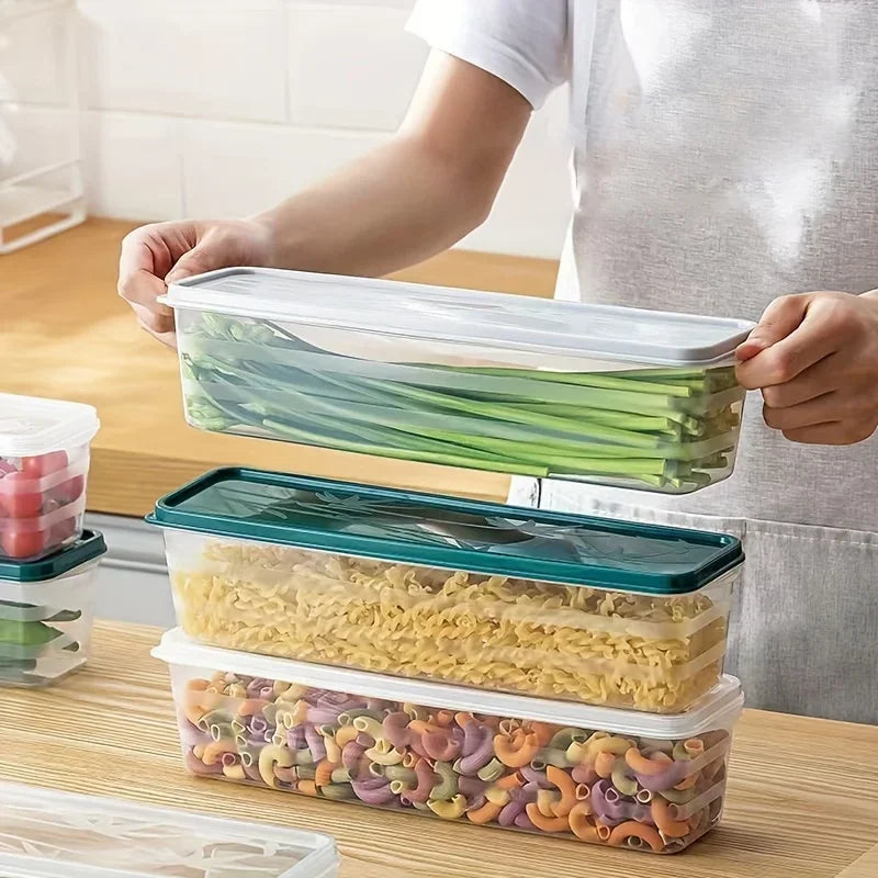 Storage Box Fresh-keeping Food Storage Container Cold Refrigerator Sealed Kitchen Fresh Fruit Storage Box with Lid Jars