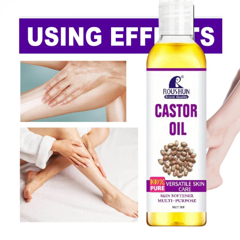 118ml castor-oil Castor Oil Moisturizing Essential Oil Body Oil Unisex Full Body Essential Oil