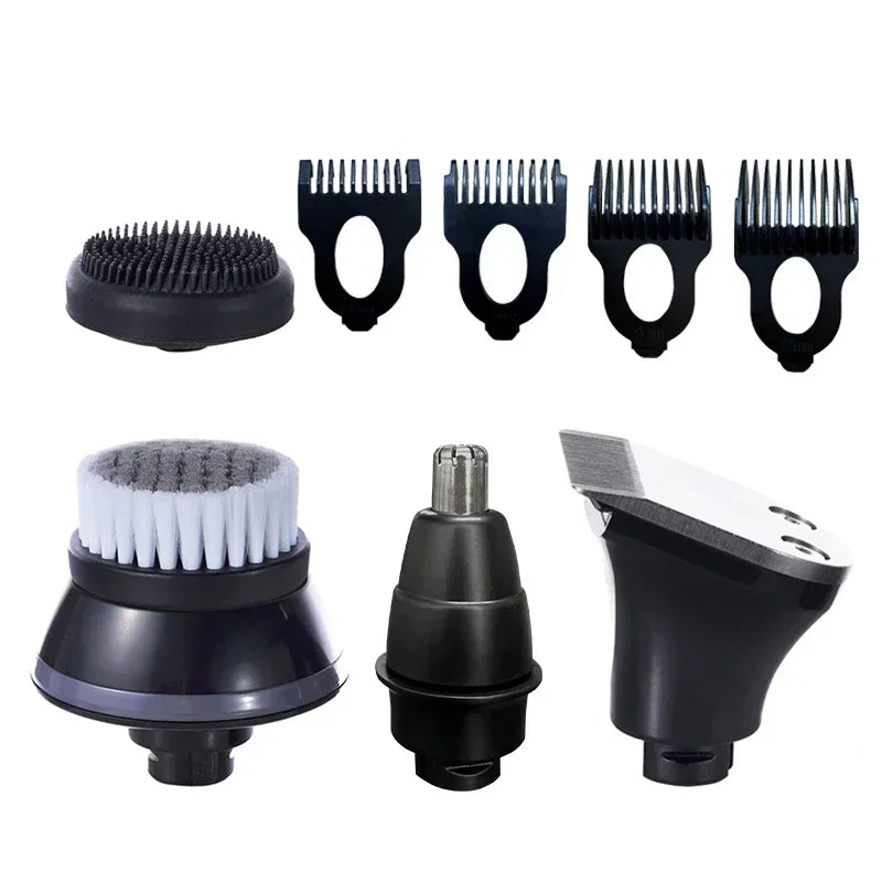 Replaceable 3D 4D 5D Floating Electric Shaver Head Spare Nose Trimmer Hair Clipper Head Facial Cleaning Brush And Massage Head