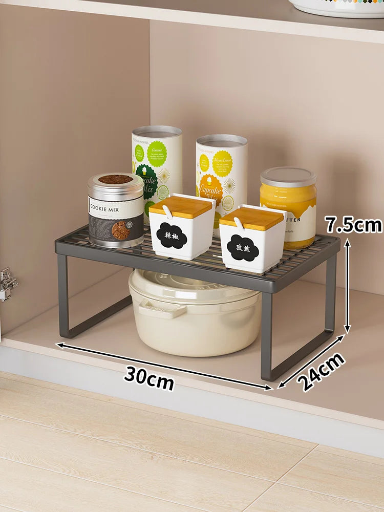 Kitchen Countertop Storage Ra Multi-Layer Cabinet Organizer Spice Storage elf Tabletop Arrangement Utili Tool