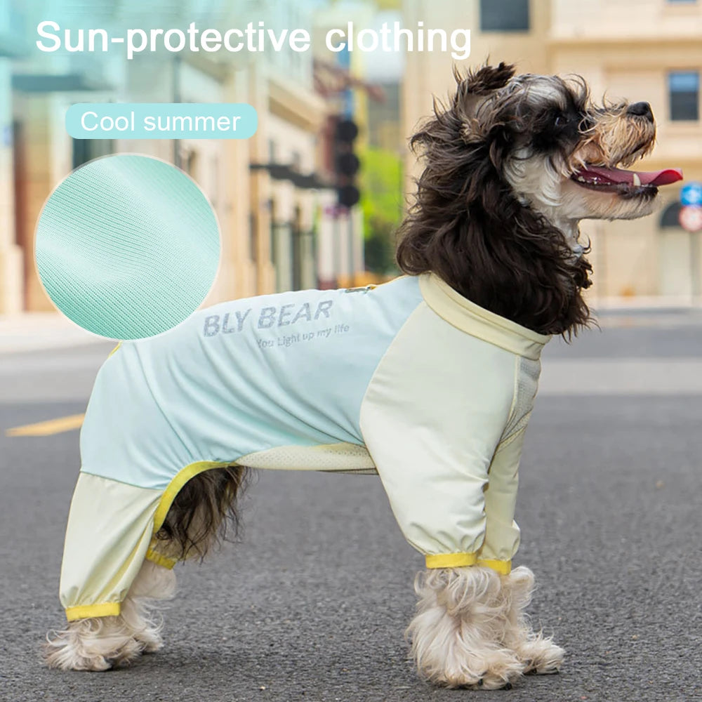 Dog Cooling Vest for Summer - UV Sun Protection Breathable Mesh Ice Jacket, Small Medium Large Dogs, Adjustable for Outdoor Walk