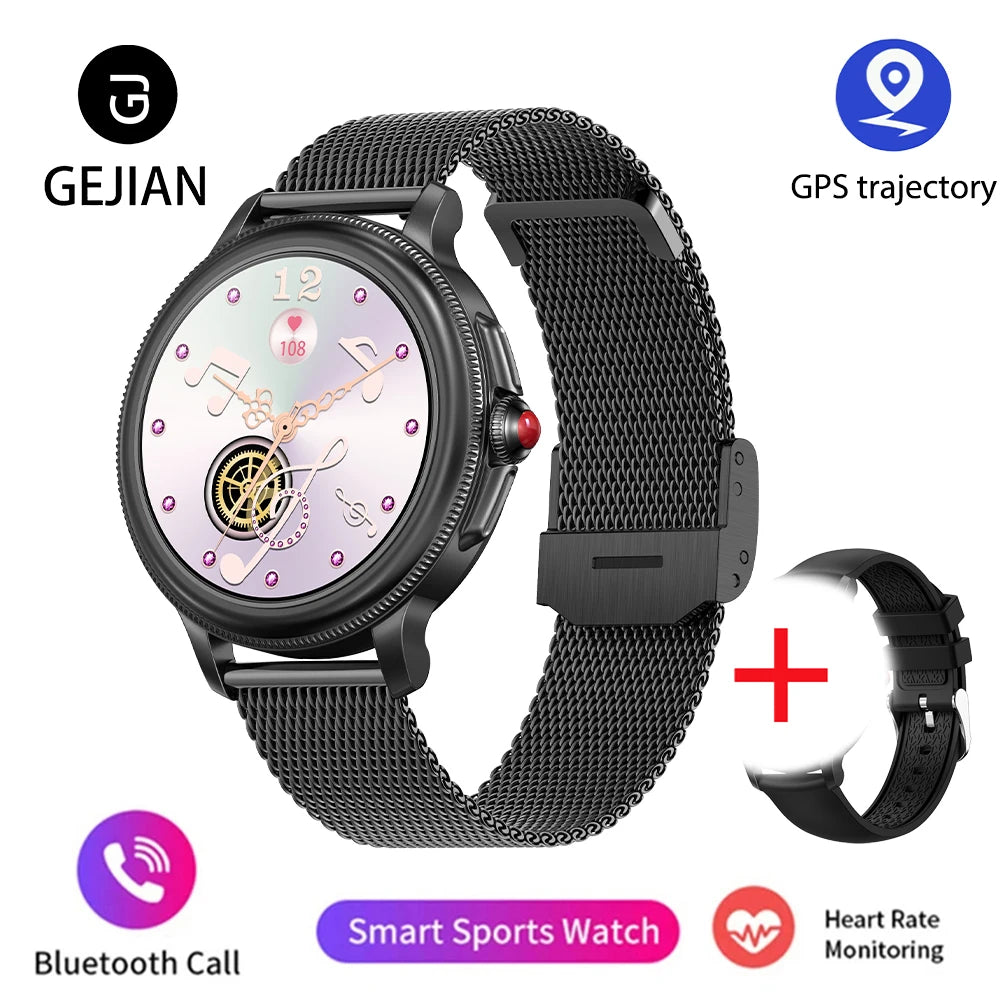 Smart Watch for Women 1.2" Bluetooth Call 100+ Sport Modes Fitness Tracker with Heart Rate/Sleep/SpO2 Monitor IP67 Waterproof