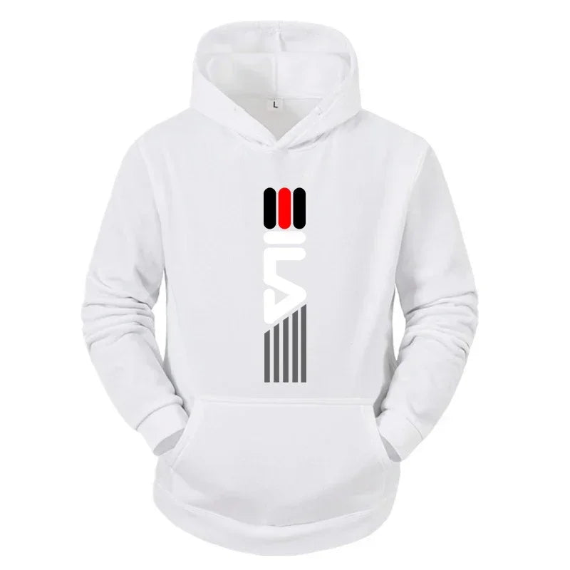 Men's Tracksuit Hooded Sweatshirt+Sweatpants 2 Pcs Sets Sports Suit Casual Jogger Sportswear 2 Piece Male Fleece Streetwear Sets