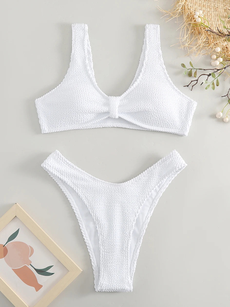 Sexy Bikini 2026 Women Swimsuit Female Swimwear Push Up Thong Bikinis Set Brazilian Woman Bathing Suit Swimming for Beach Wear