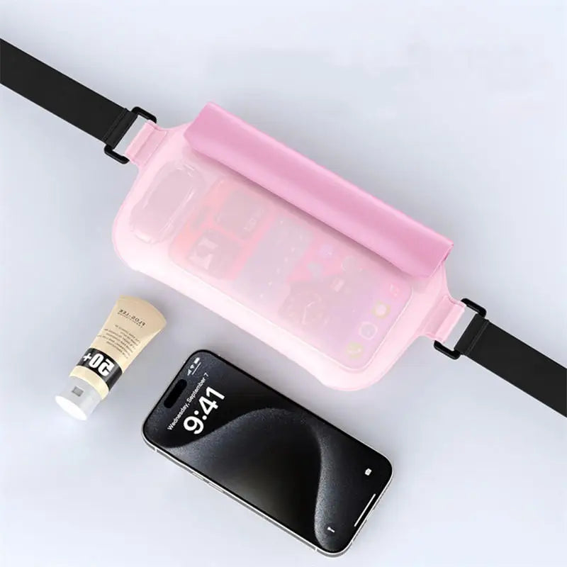 Waterproof Sealing Drift Diving Swimming Waist Bag Touchscreen Transparent Photo Waterproof Bag Underwater Dry Bags For Phone