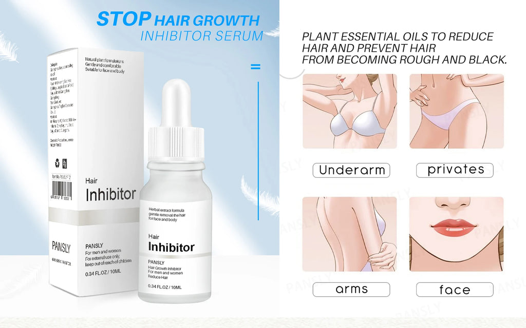Professional Stop Hair Growth Inhibitor Serum Oil Painless Moisturizing Whitening Removal Non-irritating Skin Care Body Beauty