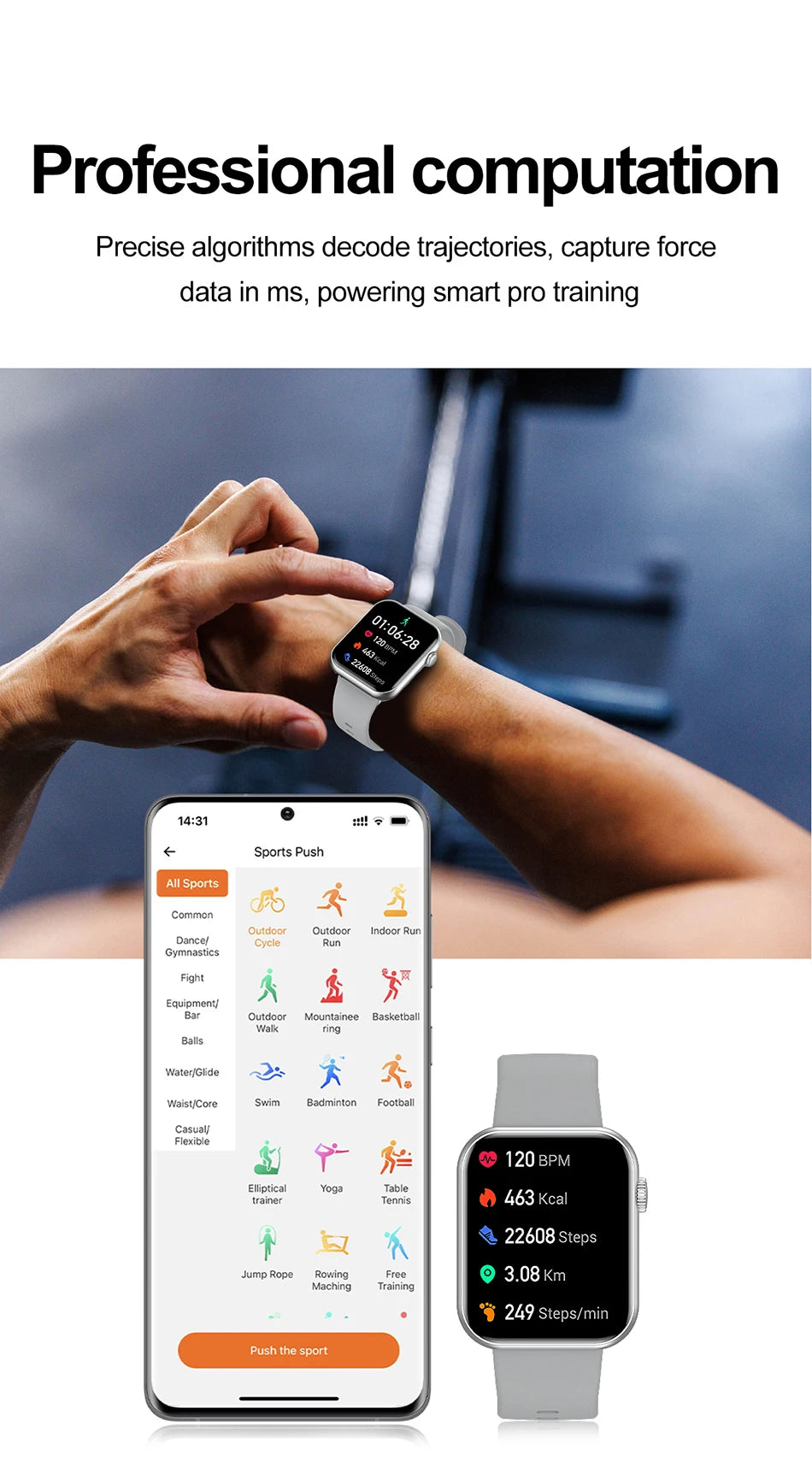 2025 New Smart Watch Full Touch Screen Bluetooth Call AI Voice Heart Rate Waterproof Watches Sports Bracelet Smartwatch Women