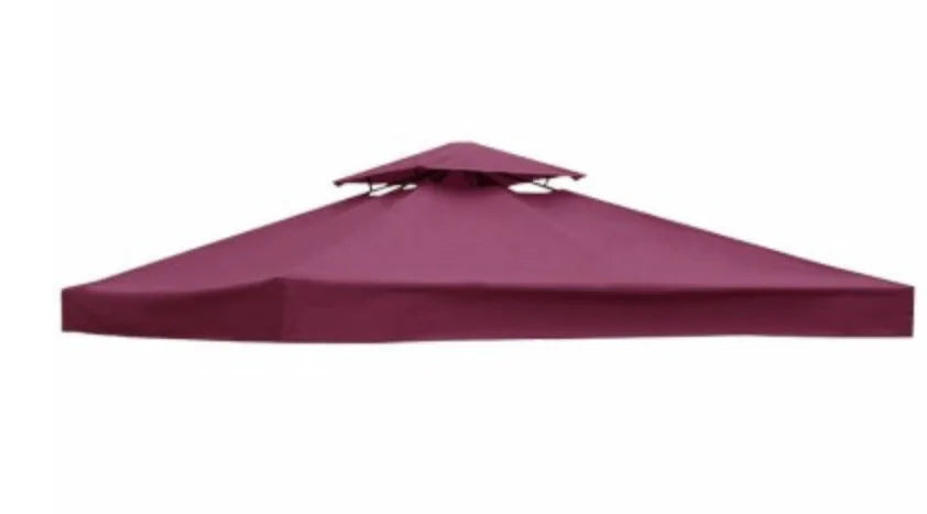 3*3m Gazebo tent top, outdoor UV protection sunscreen tent top, can be used for garden patio patio wedding outdoor events