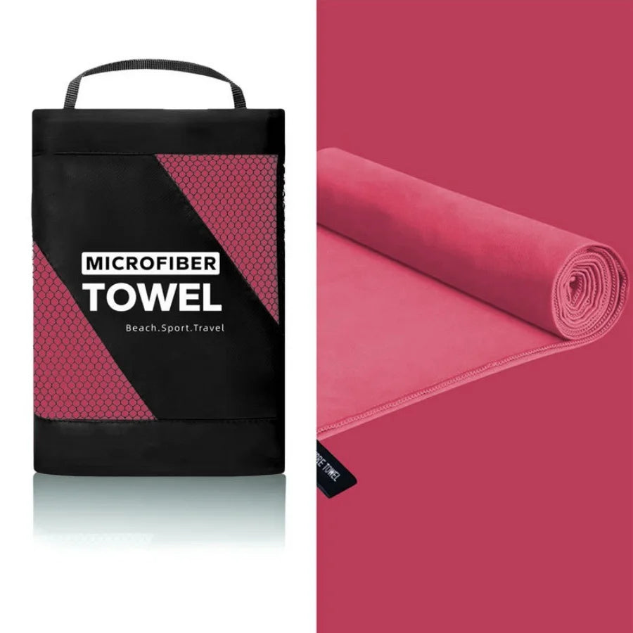 Microfiber Beach Towel Quick Dry Soft Absorbent Sand-Free Lightweight Travel Towel for Swimming Pool Spa Home