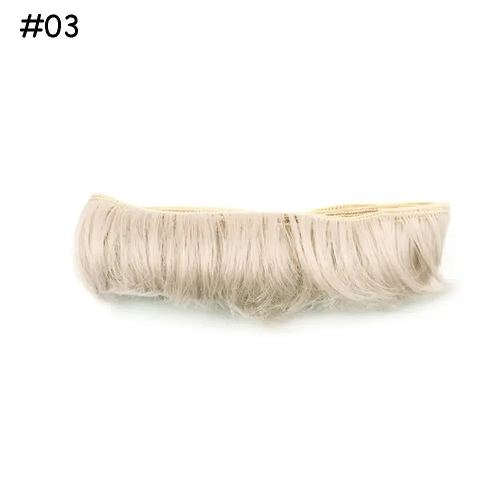 5CM Wigs 1/6 1/4 1/3 Mini Tresses Short Curly Wigs Toy Toupee Doll Fringe Hair Wigs Dolls Accessories Kids Gifts Accessories