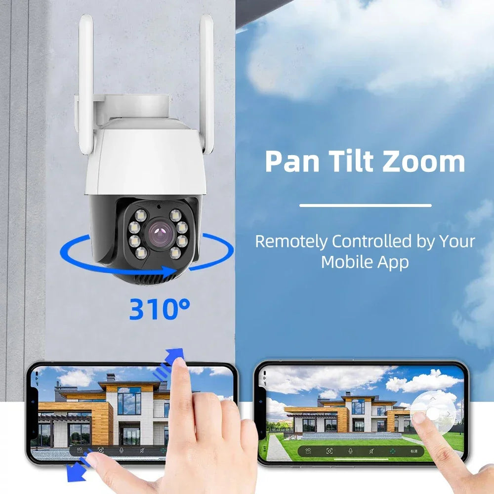 WIFI 4G IP Camera Outdoor Home Security Auto Tracking Human Detection Camera WIFI CCTV Surveillance Camera Camhi Pro APP