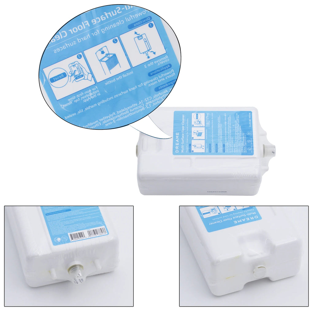 Original cleaning fluid for Dreame L20 Ultra L30 ultra  L10 Prime X10 X10 plus X20 15.2 FL OZ.450ml