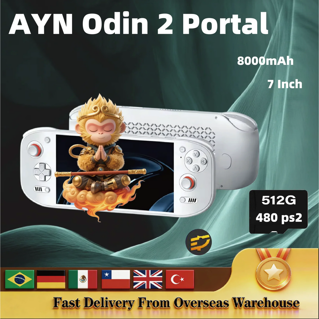 AYN Odin 2 Portal Handheld Game Console 7 Inch 120HZ Screen Android13 8000mAh 8Gen2 Open Source Portable Console PSP PS2 Gifts
