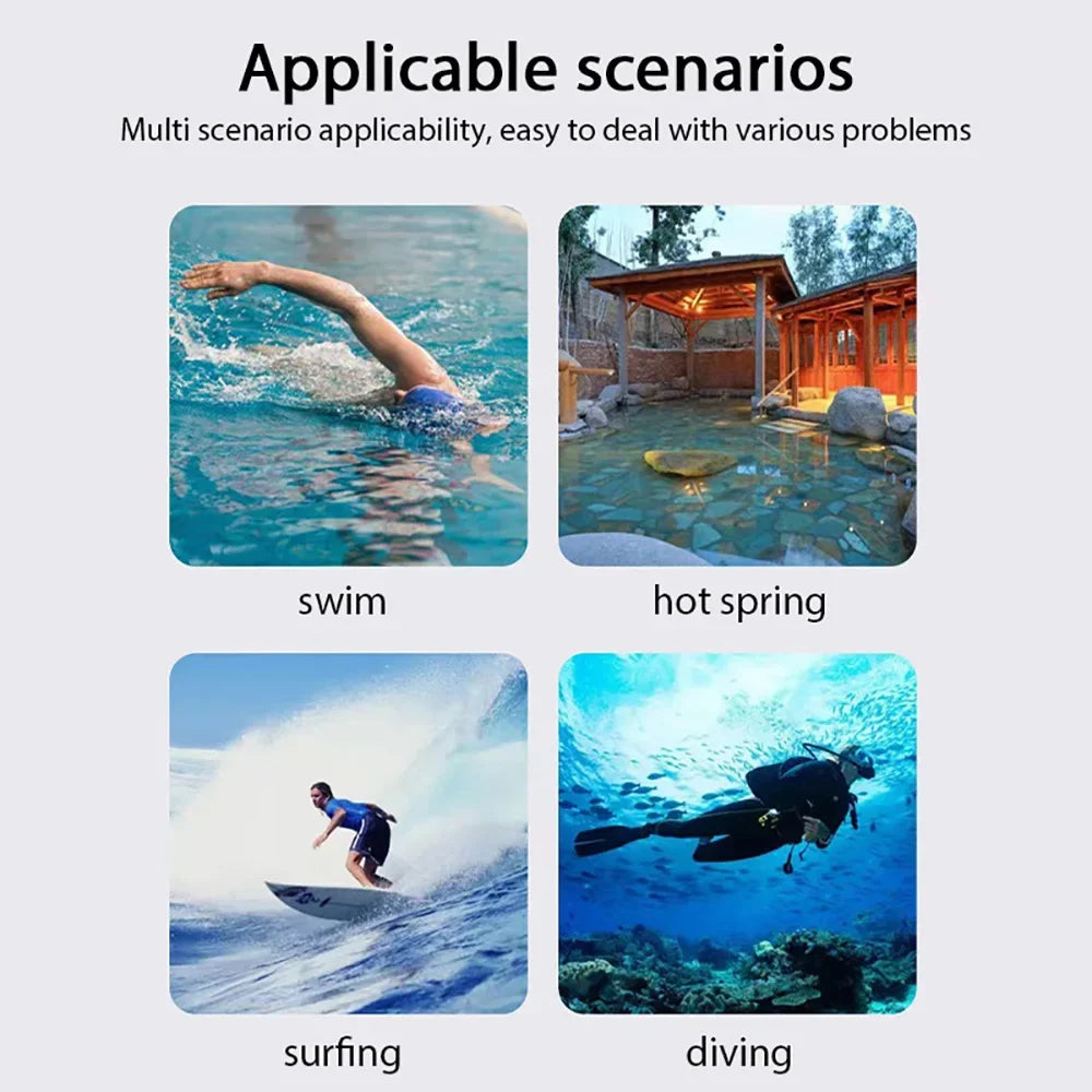 Summer Waterproof Phone Pouch Swimming Beach Dry Bag Phone Case Cover Camping Skiing Holder for iPhone Xiaomi 15 All Cell Phone