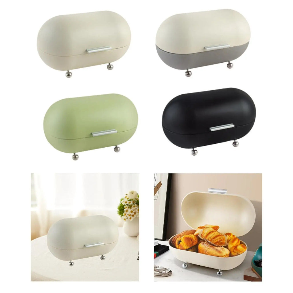 Bread Food Storage Box Kitchenware Storage Box Countertop Pastry Kitchen Storage for Farmhouse Kitchen Home Pantry Bread