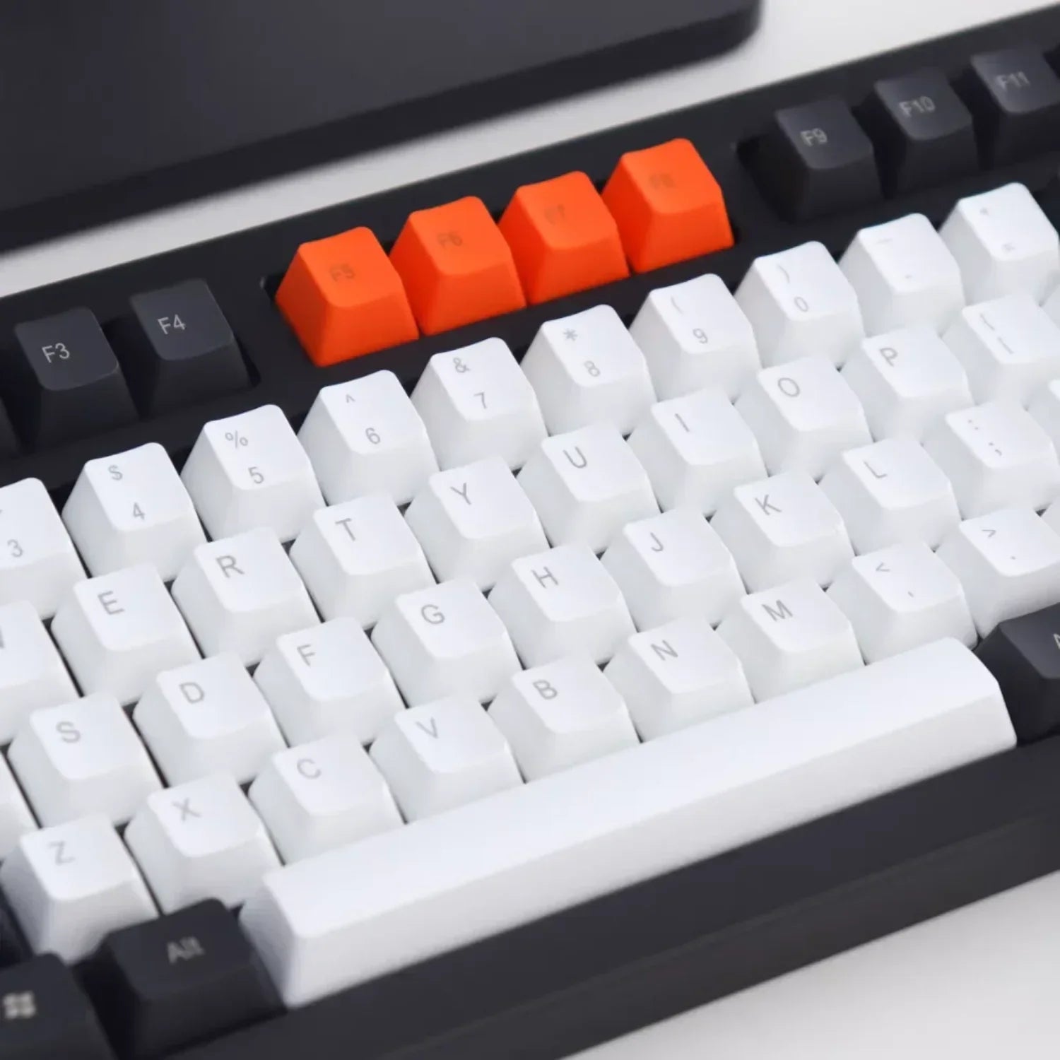 Large Carbon Solid Color Genuine/Side Engraved Keycaps PBT Thermal Sublimation for OEM Gateron MX Mechanical Keyboards